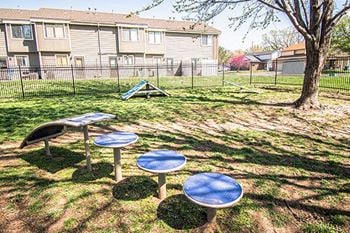 Two fenced dog parks