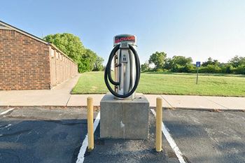 Car care center with vacuums
