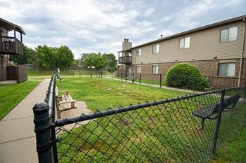 Enclosed bark park