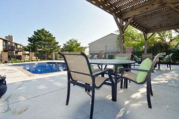Resort-style swimming pool