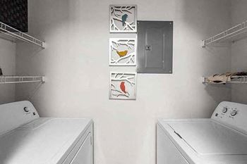 Washer/dryer included