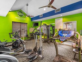 Topeka apartment for rent - the gym at the apartments for rent