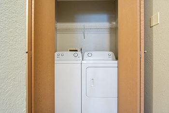 Washer and dryer in home