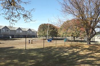 Fenced dog park