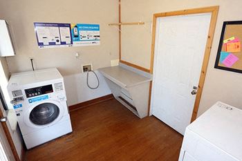 On-site laundry facility