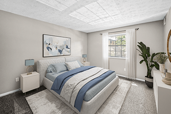 Oversized bedrooms