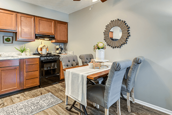 Partial vinyl flooring