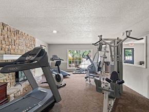 Kansas City apartment for rent - the gym at Forest Park Apartments