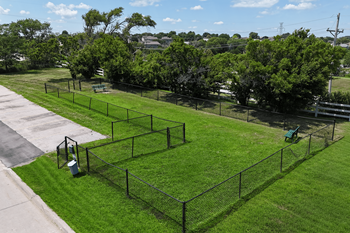 Enclosed bark park
