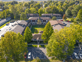 New Albany apartment for rent - Aerial view of Huntley Ridge New Albany Apartments!