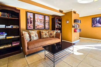 Resident lounge with sauna