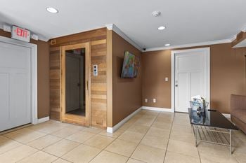 Resident lounge with sauna
