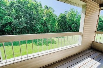 Private balcony on select apartment homes