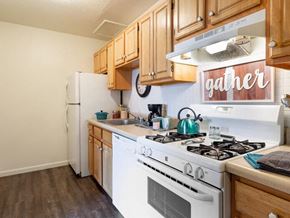 South Bend apartment for rent - kitchen at Indian Springs apartments