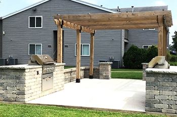 Picnic areas with grilling station