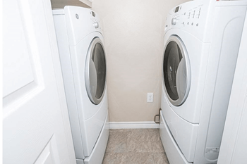 Washer & dryer in select units