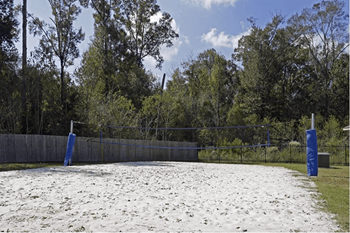 Exclusive sand volleyball court