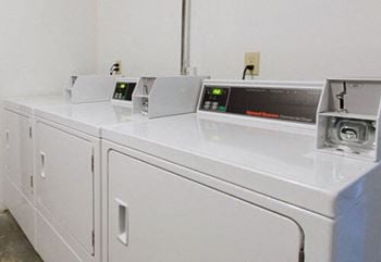 Laundry center in each building