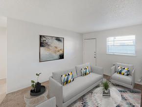 Lubbock apartment for rent - furnished apartment living room