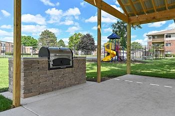 Community grilling pavilion