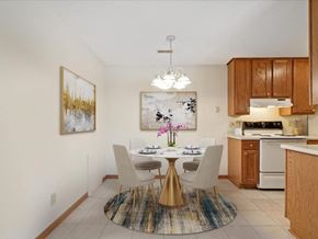 Cedar Rapids apartment for rent - apartment kitchen and dining room with a table