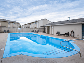 Wichita apartment for rent - pool at Ponderosa Apartments