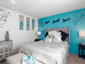 Florissant townhouse for rent - 1 & 2 Bedroom Floor Plans