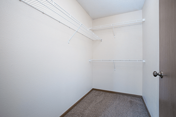 Spacious closets