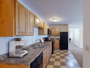 San Angelo apartment for rent - apartment kitchen at River Ranch