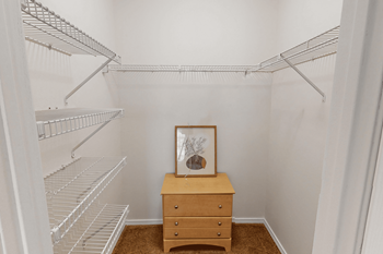 Abundant closet space