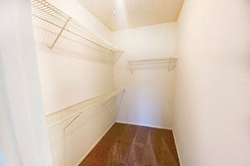 Large, walk-in closets