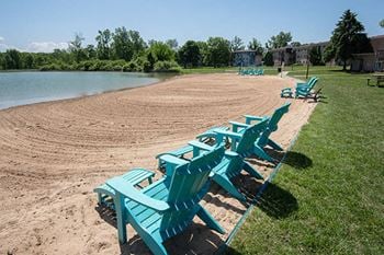 Large beach lounge