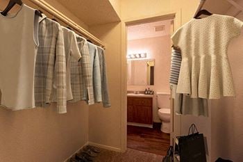 Spacious closets