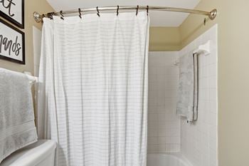 Brushed nickel accents and hardware