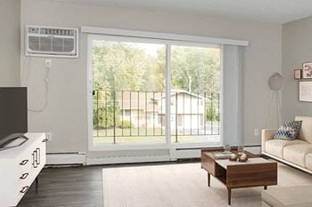 In-wall air conditioning