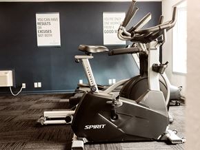 Terre Haute apartment for rent - Exercise Bikes in Gym at Willow crossings apartments