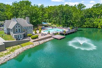 Scenic lake pond views
