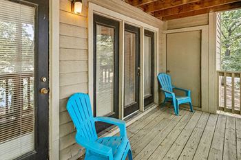 Private walk out balcony
