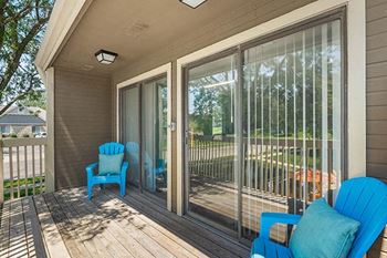 Walk out patio