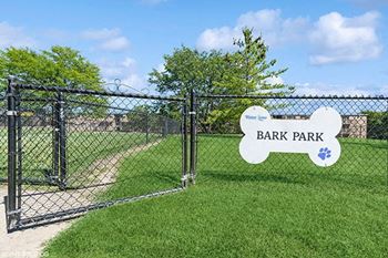 Pet friendly community with dog park
