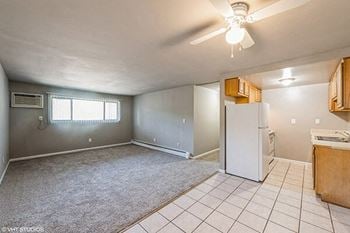 Spacious studio, 1 and 2 bedroom layouts