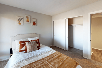 Abundant closet space