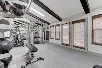 Fitness center with updated equipment