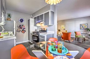 Las Vegas apartment for rent - Dining And Kitchen at The Neon Apartments, Las Vegas, NV, 89106