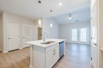 Wildwood apartment for rent - A kitchen with a sink and a dishwasher.