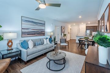 Weaverville apartment for rent - a living room with a couch and a coffee table