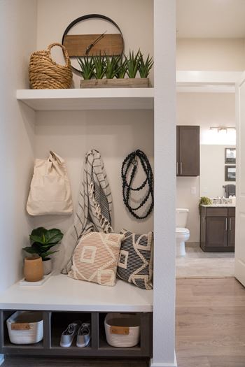 Mudrooms, dry bars, & movable islands*