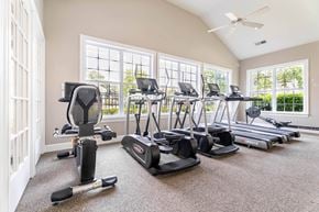 Raleigh apartment for rent - the gym at the preserve apartments