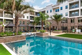 La Porte apartment for rent - Custom Resort-Style Swimming Pool with Sun Shelf and Inset Seating