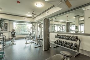 Chattanooga apartment for rent - Fitness center at Amberleigh Ridge